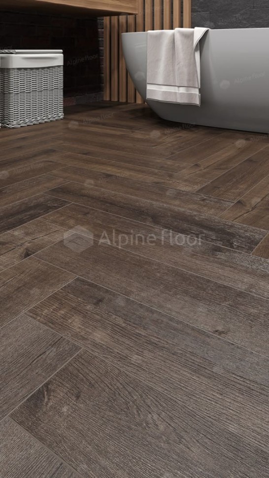 Виниловая плитка "Alpine Floor" Parquet LVT Дуб Альферац (590*118*2,5 мм) — купить в Владимире