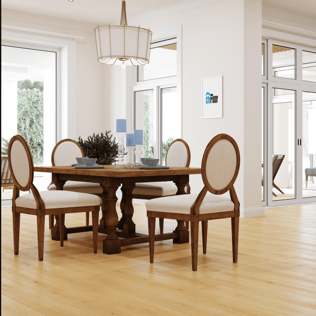 Виниловое напольное покрытие ScandiWood 09 Дуб Орегон (180*1220*5 мм) — купить в Владимире