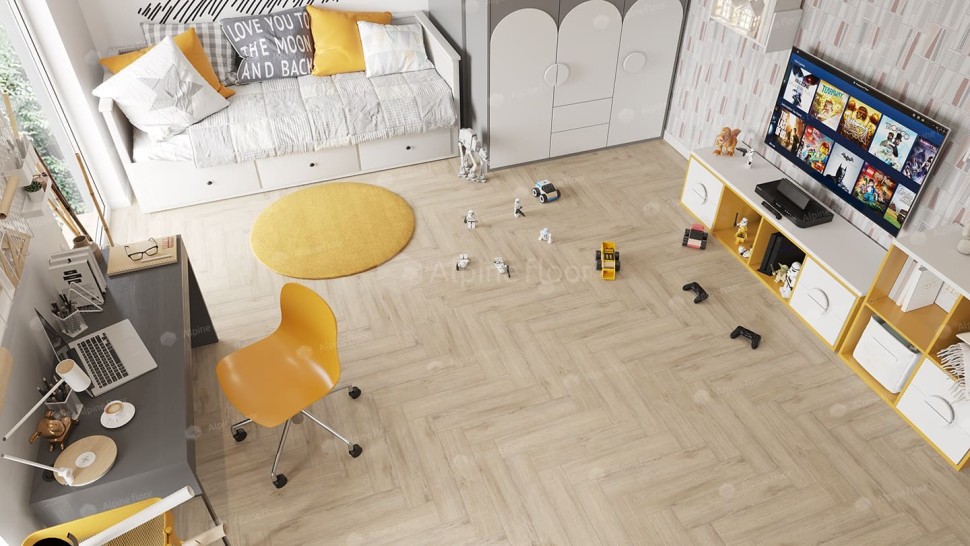 Виниловая плитка "Alpine Floor" Parquet LVT Дуб Медия (590*118*2,5 мм) — купить в Владимире