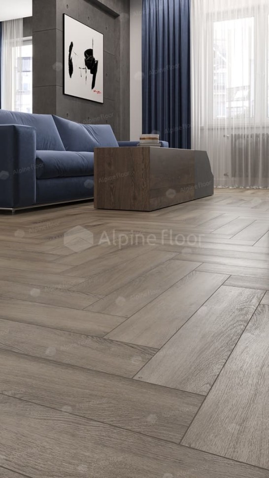 Виниловая плитка "Alpine Floor" Parquet LVT Дуб Исида (590*118*2,5 мм) — купить в Владимире