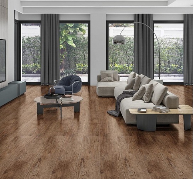 SPC ламинат "CronaFloor" Nano 4V Дуб Античный (1200*180*3,5 мм) — купить в Владимире