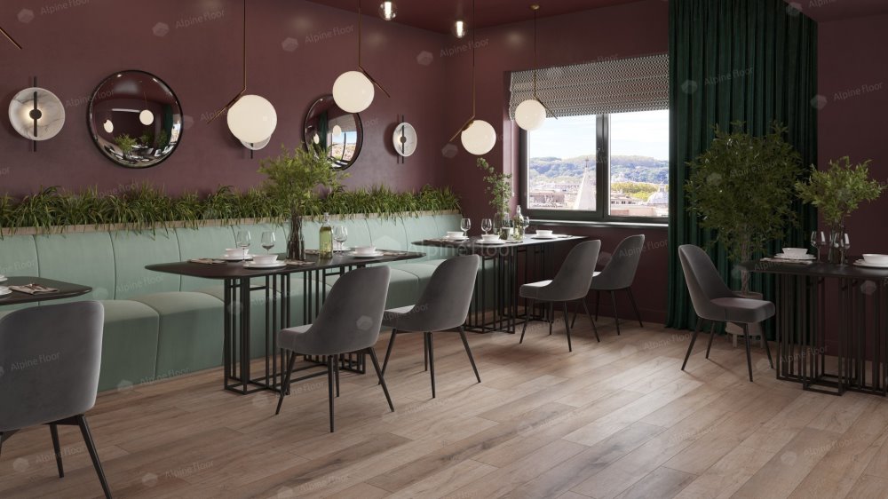 SPC Ламинат "Alpine Floor" Дуб персиковый (1220*183*8 мм) — купить в Владимире