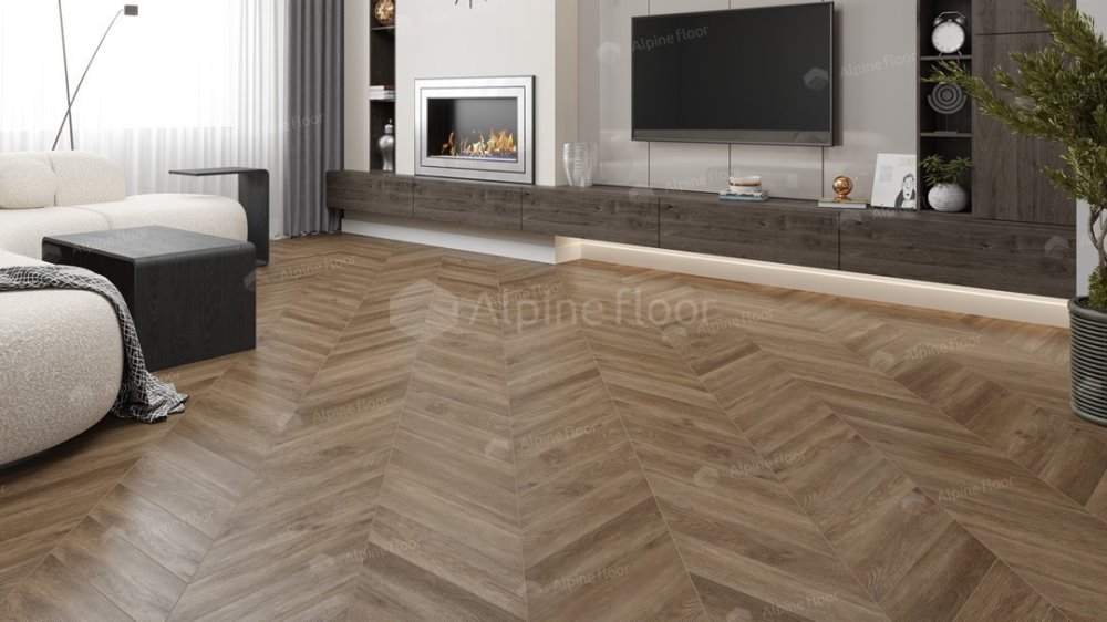 LVT плитка "Alpine Floor" Макадамия (555*127*2,5 мм) — купить в Владимире