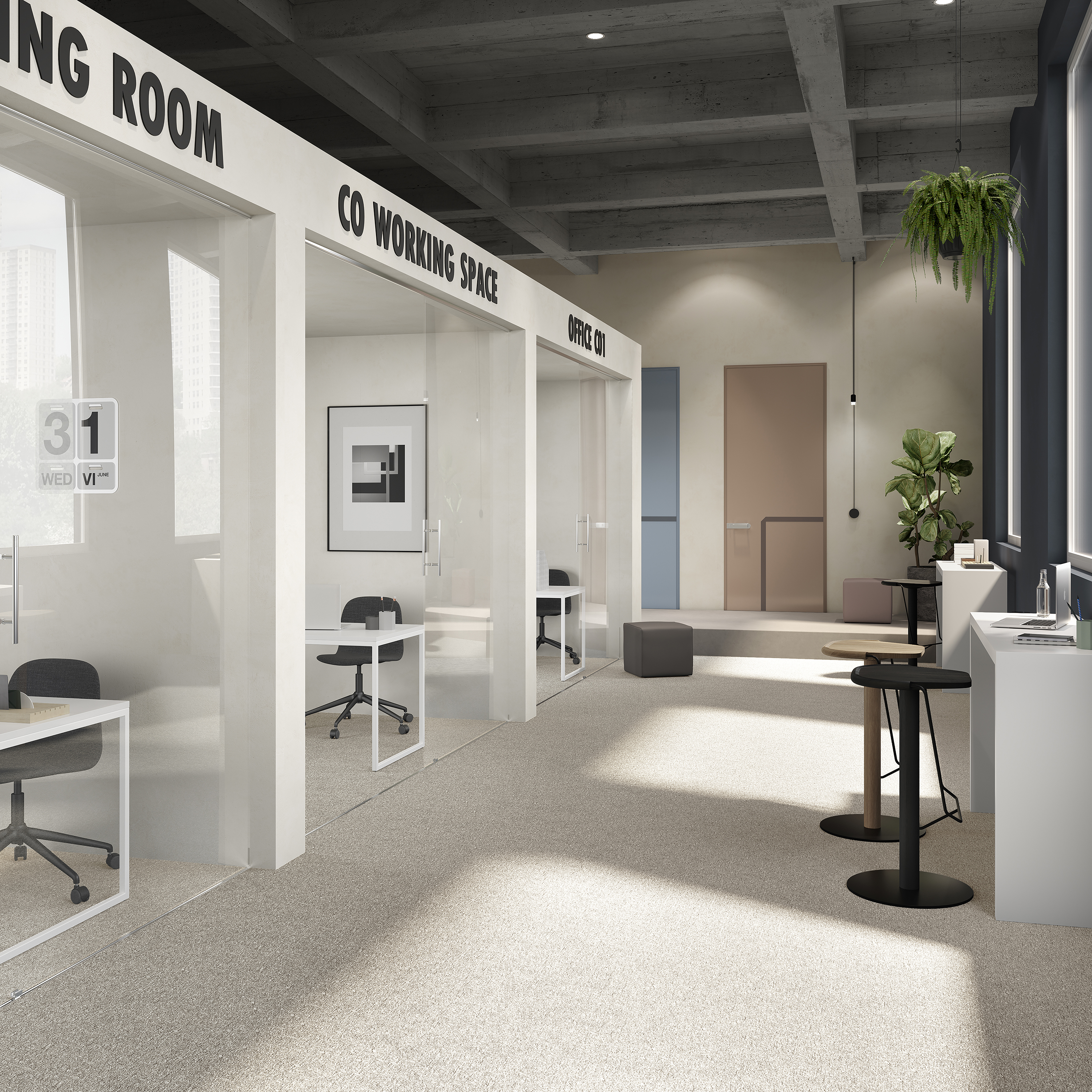 Ковровая плитка Medusa Tile 33 (500*500*5 мм) — купить в Владимире