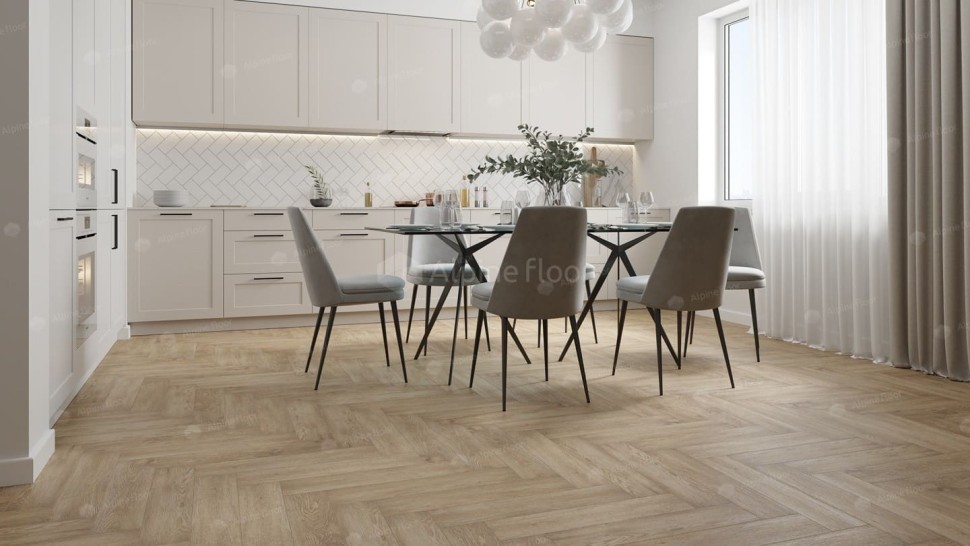 Виниловая плитка "Alpine Floor" Parquet LVT Дуб Ваниль Селект (590*118*2,5 мм) — купить в Владимире