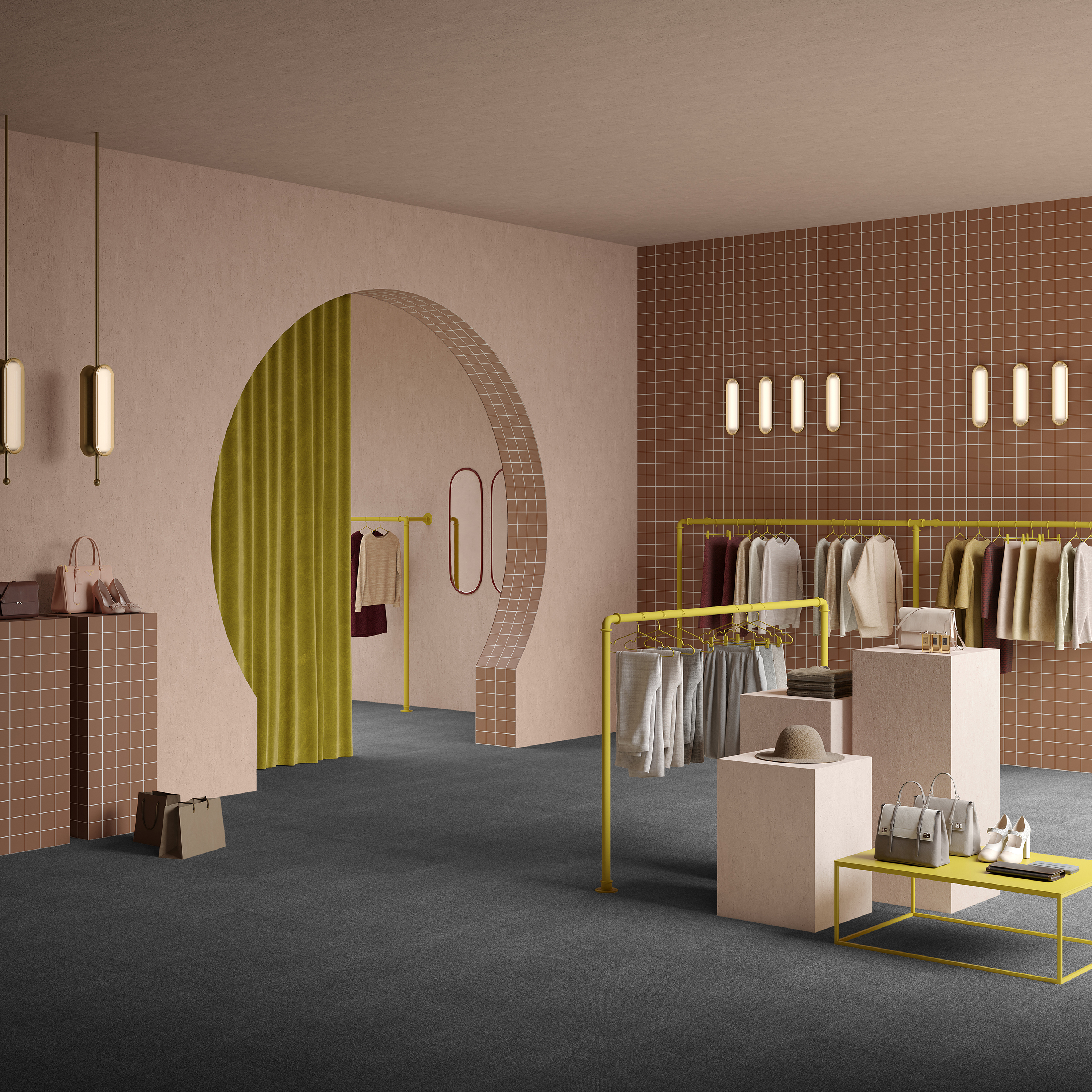 Ковровая плитка Mantra Tile 98 (500*500*6 мм) — купить в Владимире