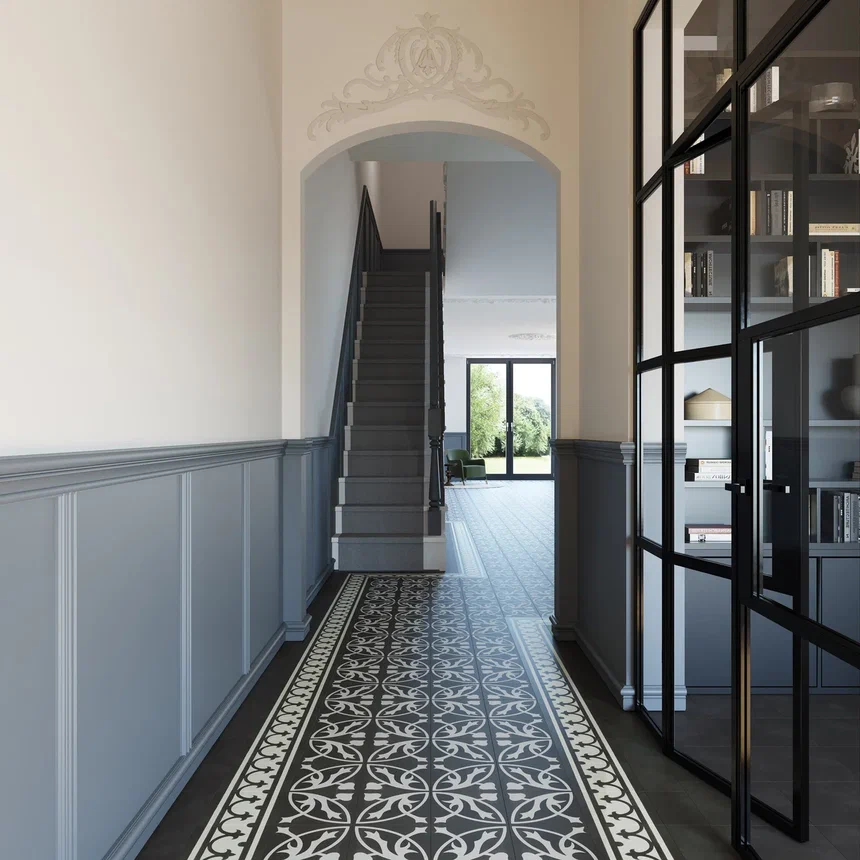 Кварцвиниловая плитка "Invictus" Victorian Deco Charcoal (229*229*2,5мм) — купить в Владимире