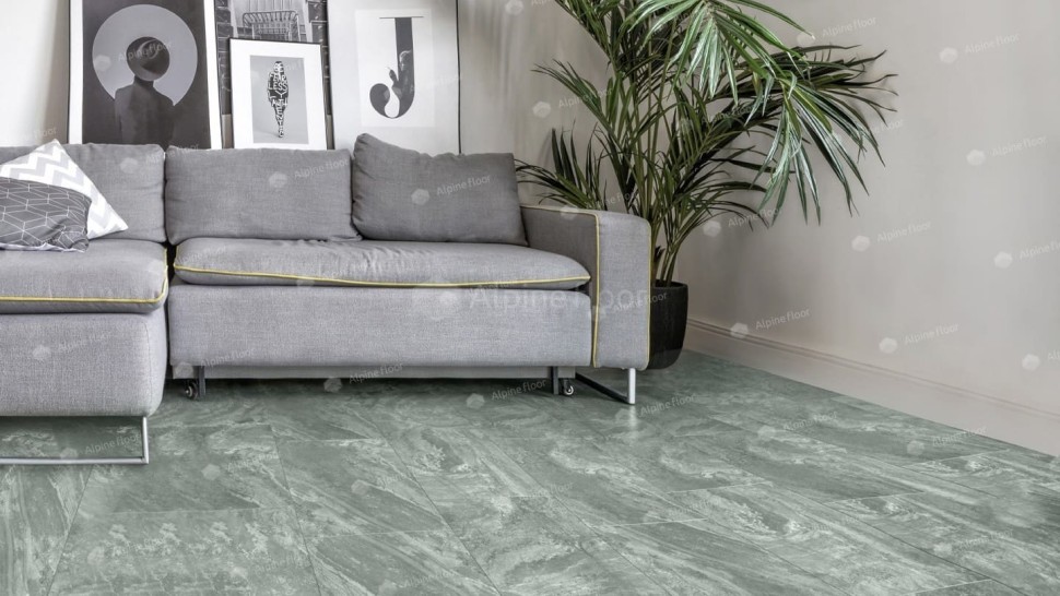 Виниловая плитка "Alpine Floor" Light Stone Хэмпшир (608*303*2,5 мм) — купить в Владимире