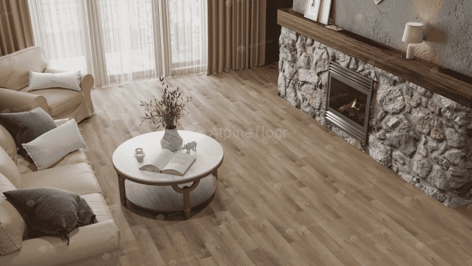 Виниловый ламинат "Alpine Floor" Parquet Light Дуб Синистра (600*125*4 мм) — купить в Владимире