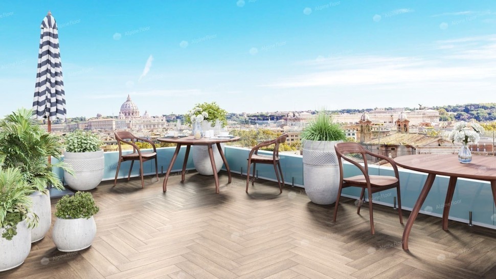 Виниловая плитка "Alpine Floor" Parquet LVT Макадамия (590*118*2,5 мм) — купить в Владимире